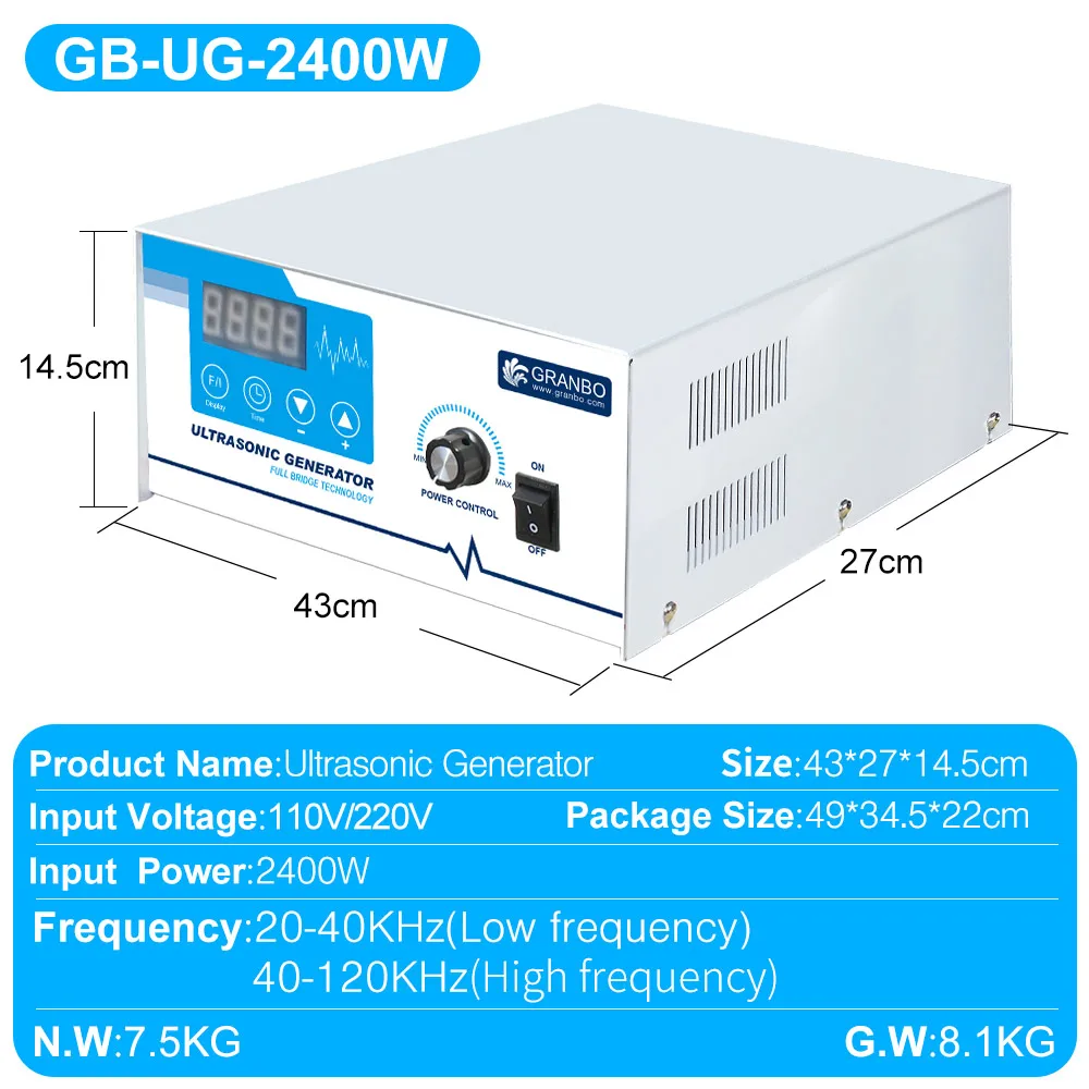 Granbo Sonic Ultrasonic Generator 600W-3000W 3