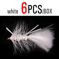 6pcs White