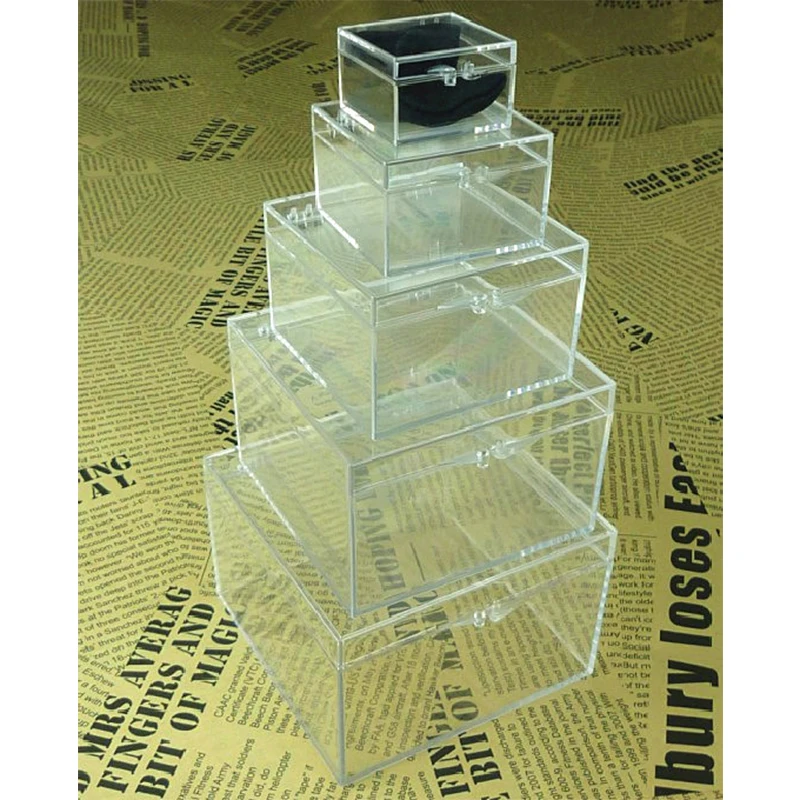 Crystal Nest of Boxes By J.C Magic Tricks Stage Close up Magia Appearing Coin Box Magie Illusion Gimmick Magic Props Magician