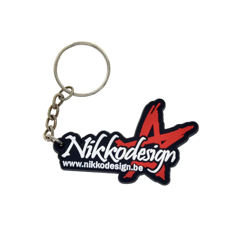 Custom Shape 3D Soft PVC Keychain Promotion Gift