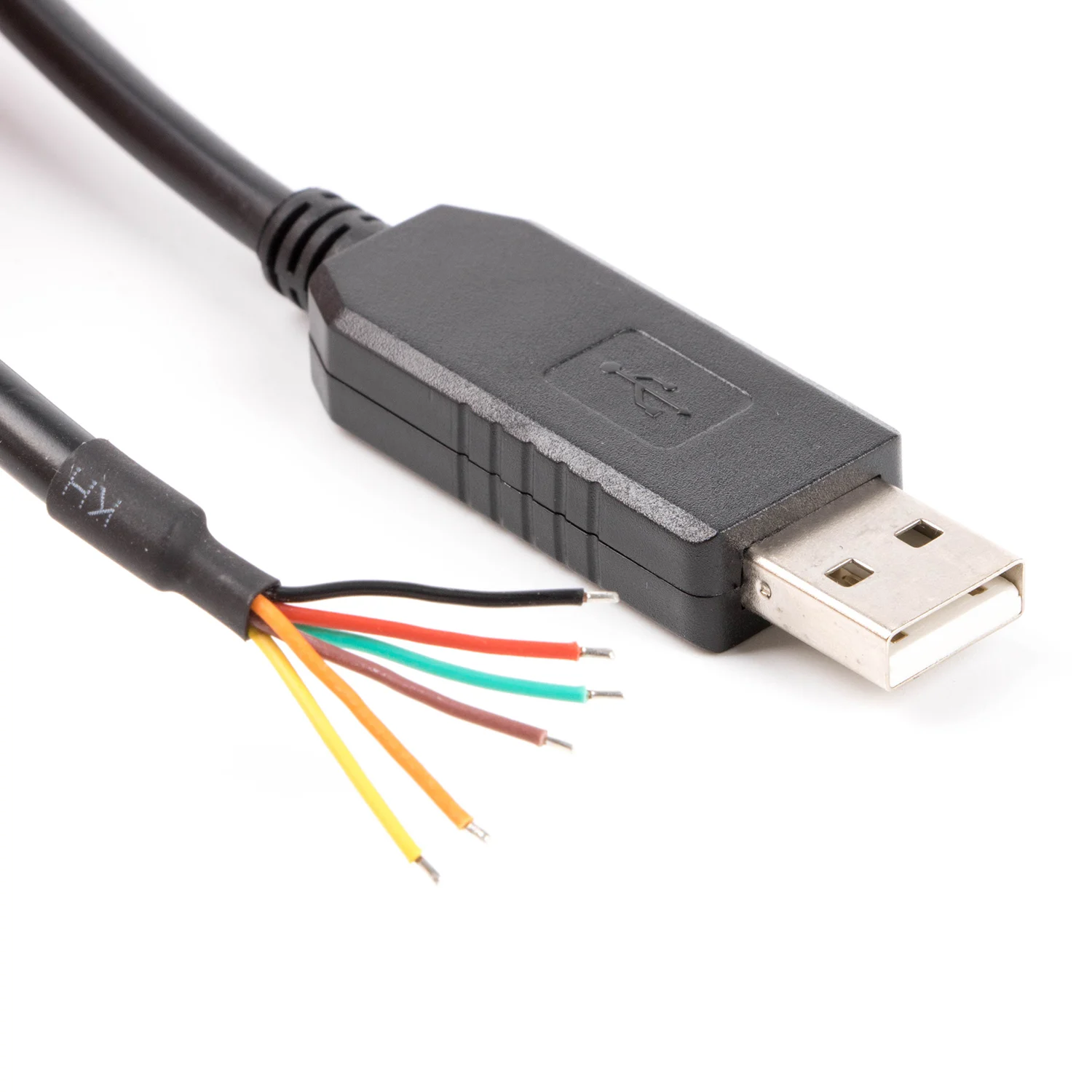 CP2102 USB RS232 Adapter Converter 6Pin Wire End Connector Communication Cable Compatible USB-RS232-WE