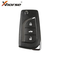 Xhorse VVDI2 XNTO00EN for Toyota Type Wireless Universal Remote Key 3 Buttons Wireless Remote Key 1Piece