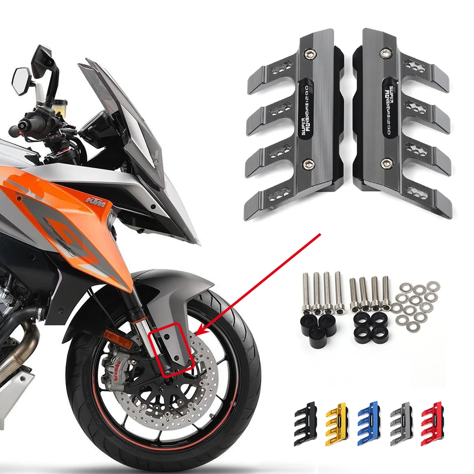 

For KTM 1290 Super Adventure Motorcycle Front Fork Protector Fender Slider Guard Accessories Protection Block Mudguard