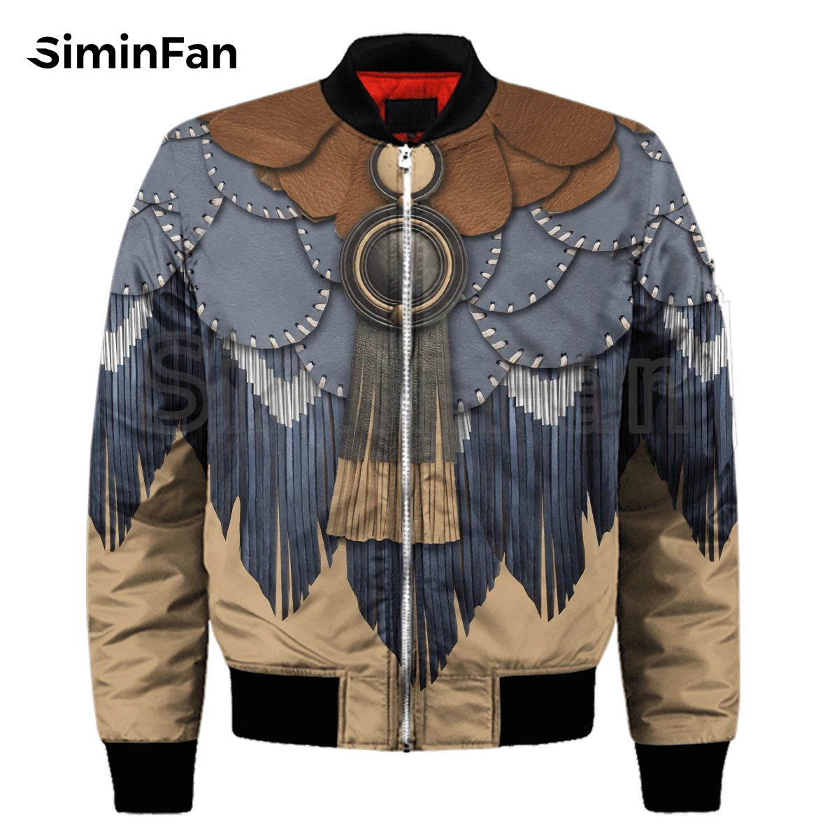 Tribal Ethnic Style Pattern 3D Printed Mens Casual Flight Bomber Jackets Unisex Harajuku Winter Thick Coat Women Streetwear 13