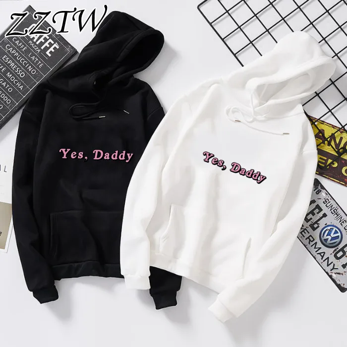 Hoodie Satan Is My Sugar Daddy Women Hoodies Yes Daddy Casual 90s Crewneck Fashion Top Oversized Sweatshirts Aesthetic clothes