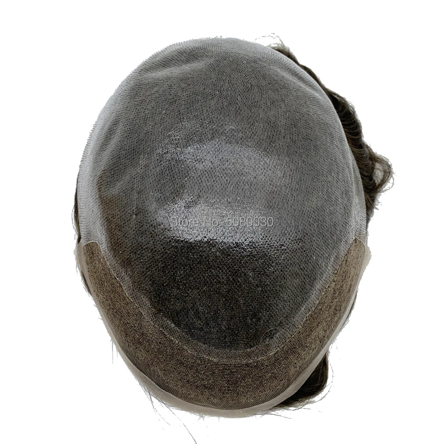 Cheap BIO Lace Toupee Skin Base With Swiss Lace In Front For Men In Stock