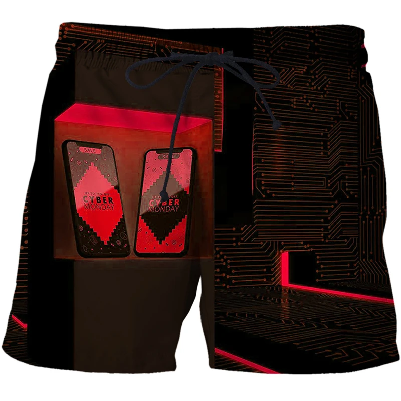 

Шорты мужские с 3D-принтом, плавки с ИИ-технологией, Пляжные штаны, модная популярная одежда для плавания, Мужская одежда, лето