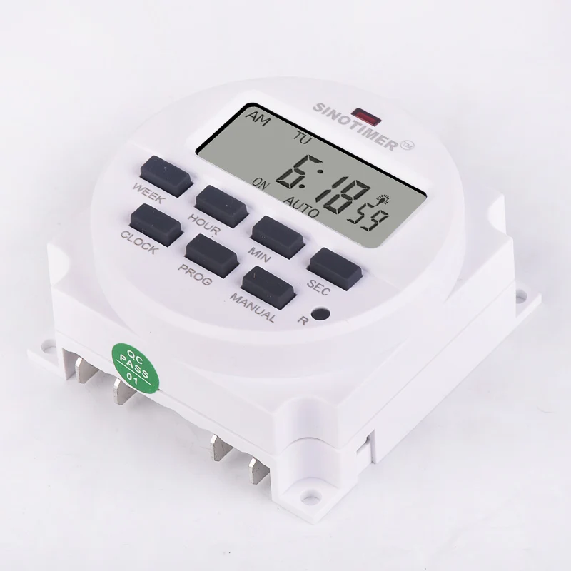 TM618SH 1 Second Interval 5V 12V 24V 110V 220V Digital LCD Timer Switch 7 Days Weekly Programmable Time Relay With Countdown