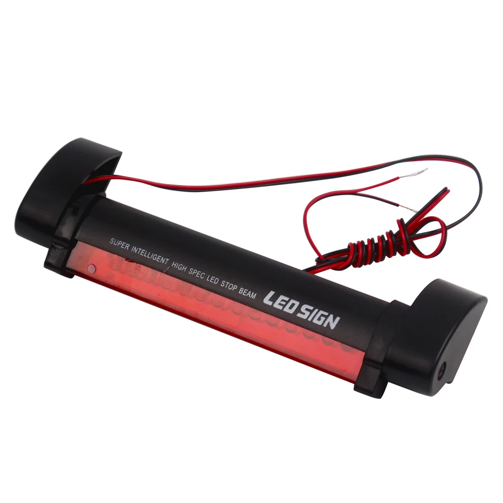 14 24 32 48 luz LED de freno de coche estilo de coche lámpara de advertencia de coche parada Universal lámpara de estacionamiento trasera 12V luz roja