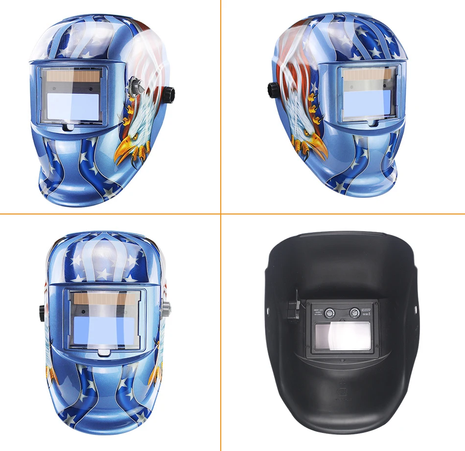 Masque de soudage solaire TIG MMA ZX7 MIG, auto-assombrissant, couleur réelle, casque de soudage, lunettes à capuchon, DIN9-DIN13