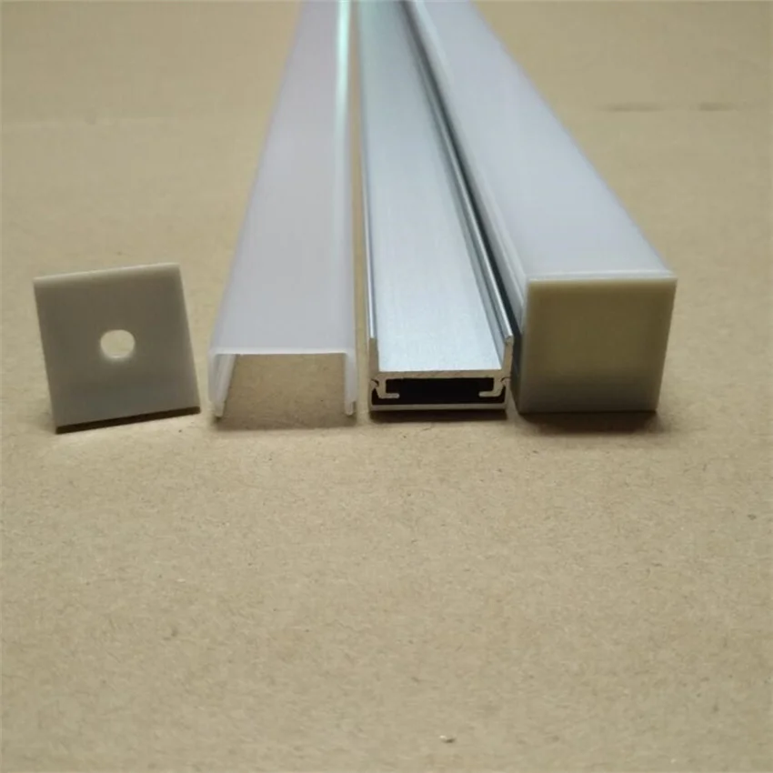 1m/pcs  2020 Aluminium Channel Profile 20*20mm Surfaced Mounted Alloy Light Aluminum Profile