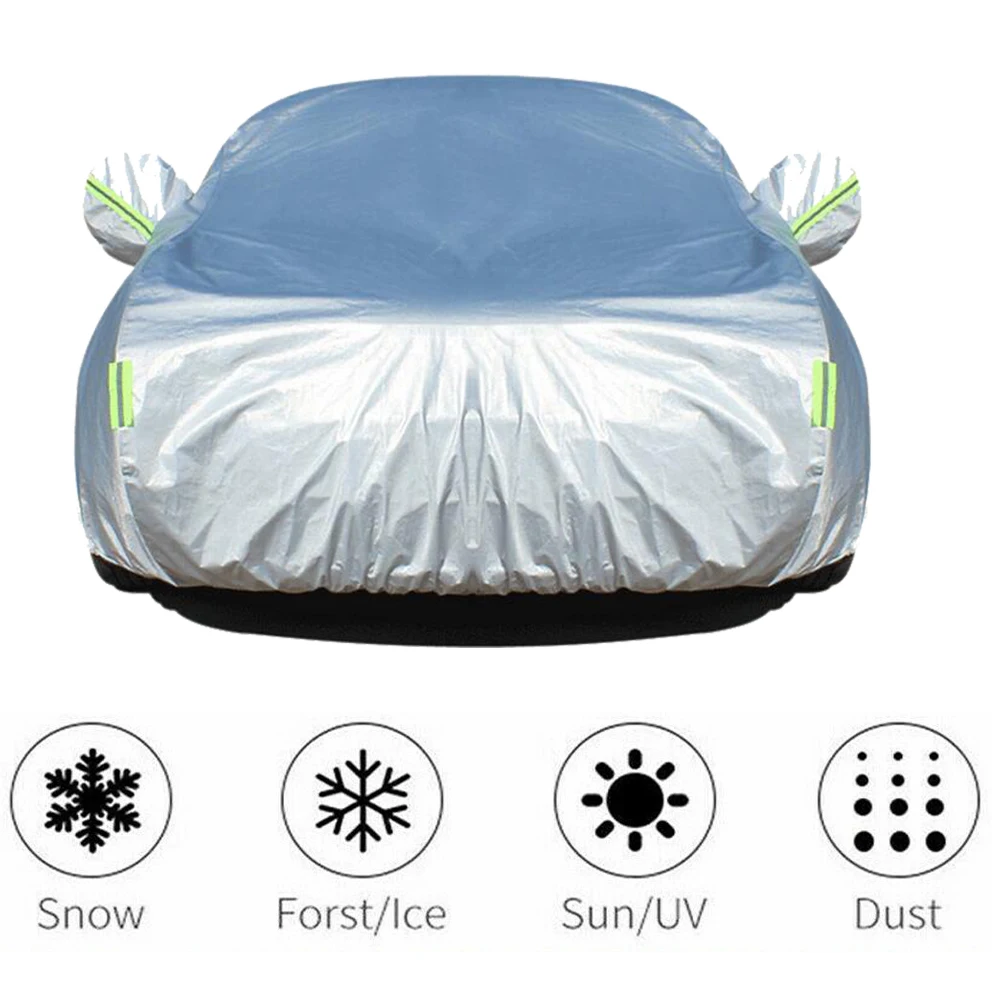 Auto Waterproof Full Car Covers Outdoor Sun UV Protection Dust Rain Snow Protective Suv Sedan for Benz SLK A-Class AMG 1996-2016