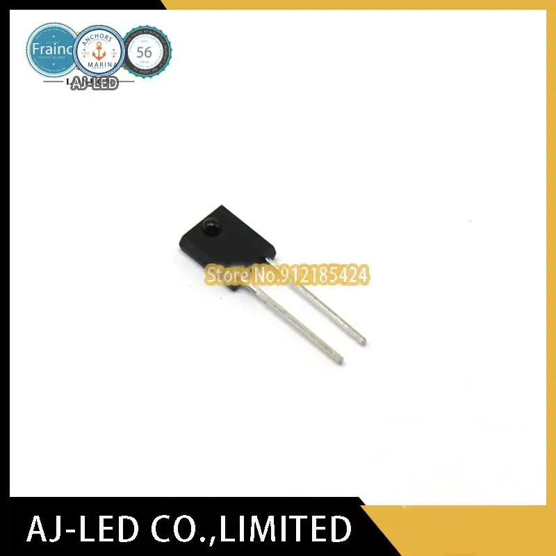 50pcs/lot PT908-7B-F infrared receiver tube side square wavelength 940nm short foot black Everlight