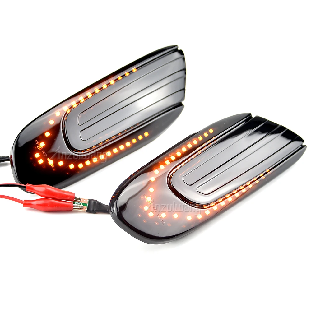 2pcs Amber Dynamic Flowing Led Side Marker Turn Signal Light Sequential Blinker Lamp For MINI COOPER F55 F56 F57