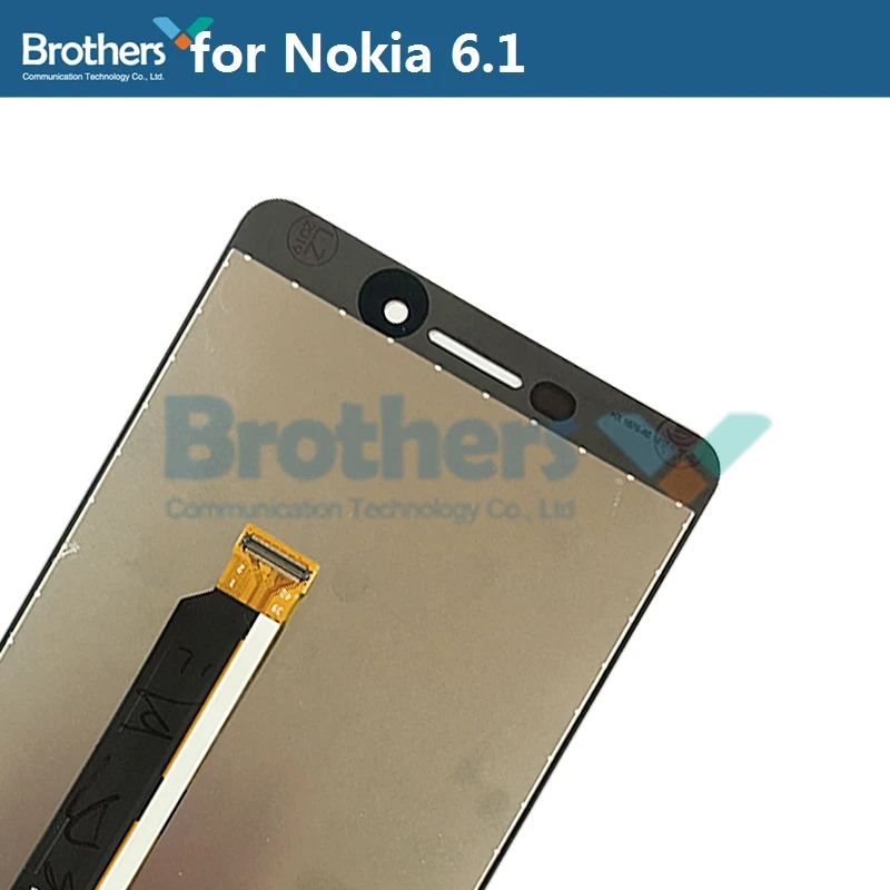 LCD Screen for Nokia 6.1 LCD Display for Nokia 6.1 LCD Assembly Touch Screen Digitizer Phone Replacement Part Tested Working Top