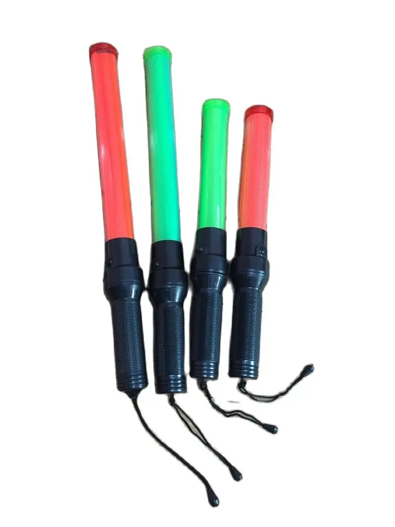 54CM/41CM Length Outdoor Safety LED Traffic Baton Warning Flashing Signal Light Road Dredging