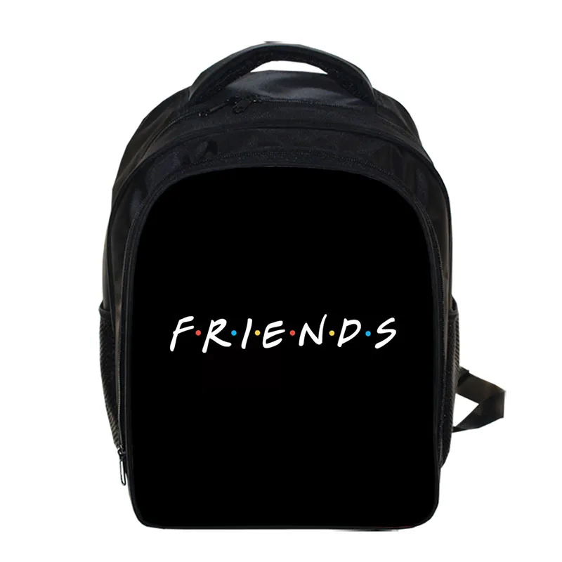 

13 Inch Central Perk Coffee Friends TV Children Backpacks Boys Girls SchoolBag For Kindergarten Daily Backpack Kids BookBag