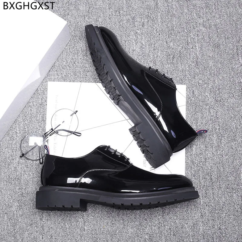 Italian Dress Shoes Mens Fashion Oxford Shoes for Men Patent Leather Shoes Men Formal Office 2024 Chaussure Homme Zapatos Hombre