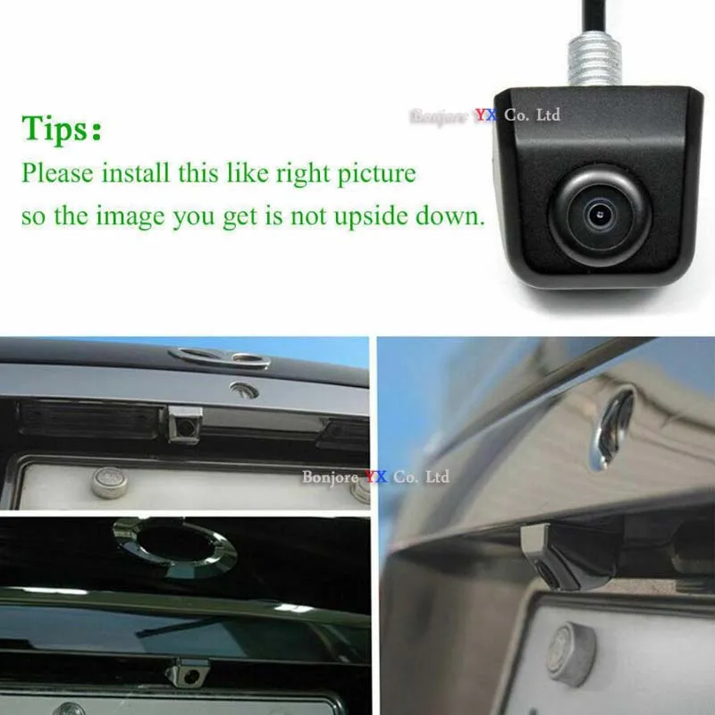 Koorinwoo Intelligent Car Rear View Camera Dynamic Trajectory Lines Wide Angle Backup Reverse Cam Dash For Car Radio Android DVD