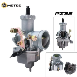 ZS MOTOS 32mm Carburetor PZ32 Carb For Keihin PZ Carburetor For ATV QUAD Dirt Bike Scooter PZ32 Carburetor For CG 250-350CC AUTO