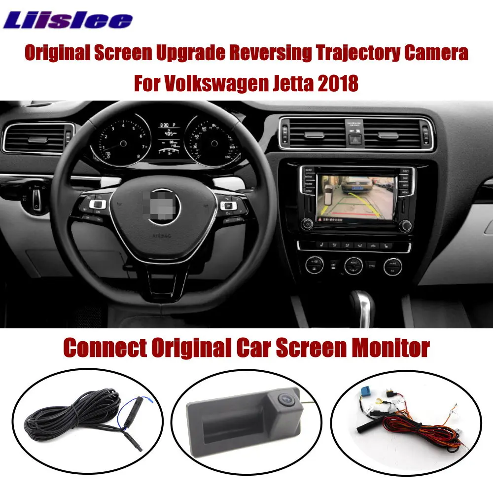 

For VW Jetta (A7) 2018-2023 MQB MIB System Car Rearview Reverse Camera Parking Original Factory Screen HD CCD CAM Accessories