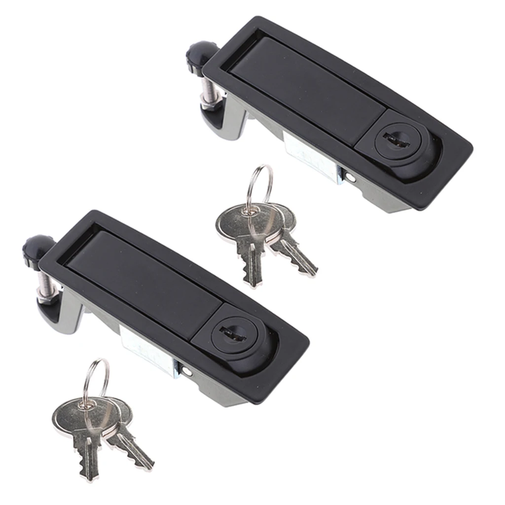 1/2Pcs Compression Latch Lock Replace for Southco C2-32-25 Flush Lever Adjustable Lock for RV Camper Trailer Motorhome Cabinet