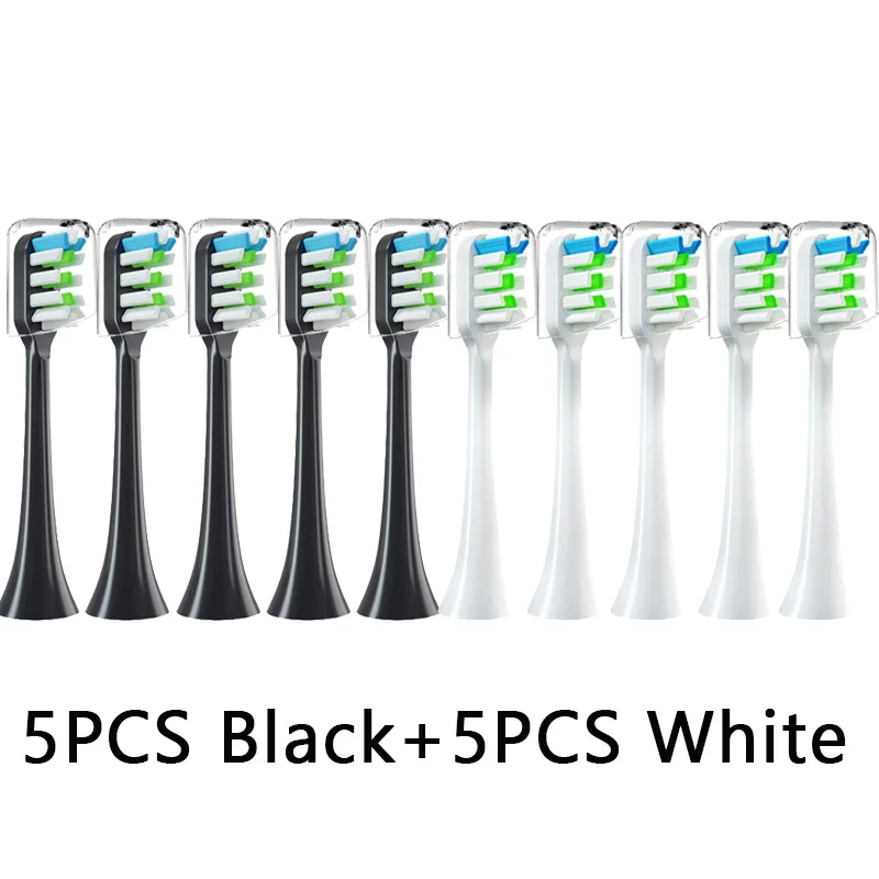 10Pcs สำหรับ SOOCAS X3/X3U/X5หัวแปรงสีฟัน Sonic แปรงสีฟันไฟฟ้าหัวฉีดหัวเปลี่ยนสมาร์ทหัวแปรง