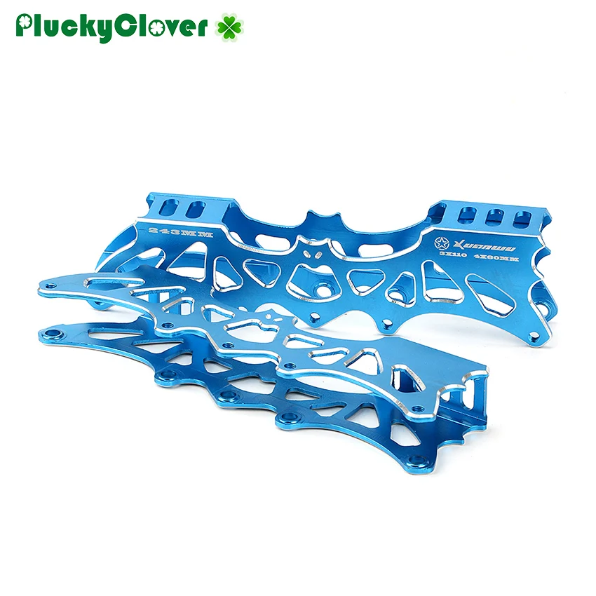 243mm Skate Frame for 3*110mm or 4*80mm Inline Roller Skate Shoes Frame FSK Slalom Skate Rack Speed Skating Base Holder Brackets