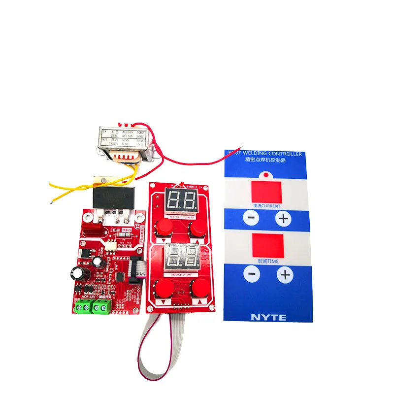 NY-D04 spot welder control board adjusts time and current, including power supply and film set NY-D04 spot welder control board adjusts time and current, including power supply and film set