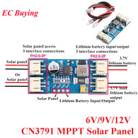1 Cell Lithium Battery Charge Charging Board CN3791 MPPT Solar Panel 3.7V 4.2V DC-DC Regulator Controller Module 6V 9V 12V 2A