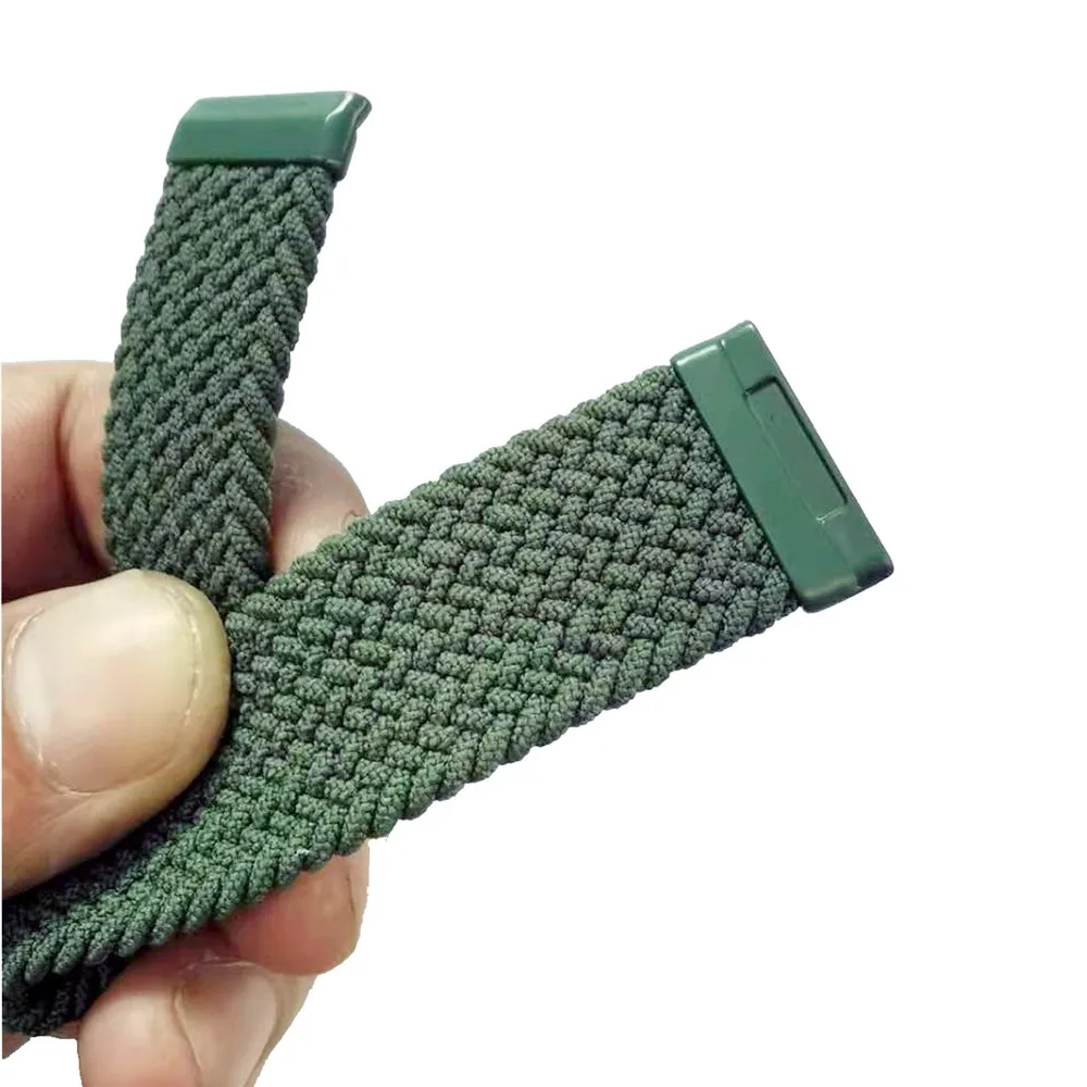 Voor Fitbit Versa 3 Gevoel Band Gevlochten Solo Loop Nylon Gevlochten Zachte Elasticiteit Horlogebanden Wrist Strap Versa 3 Wearable Accessoires