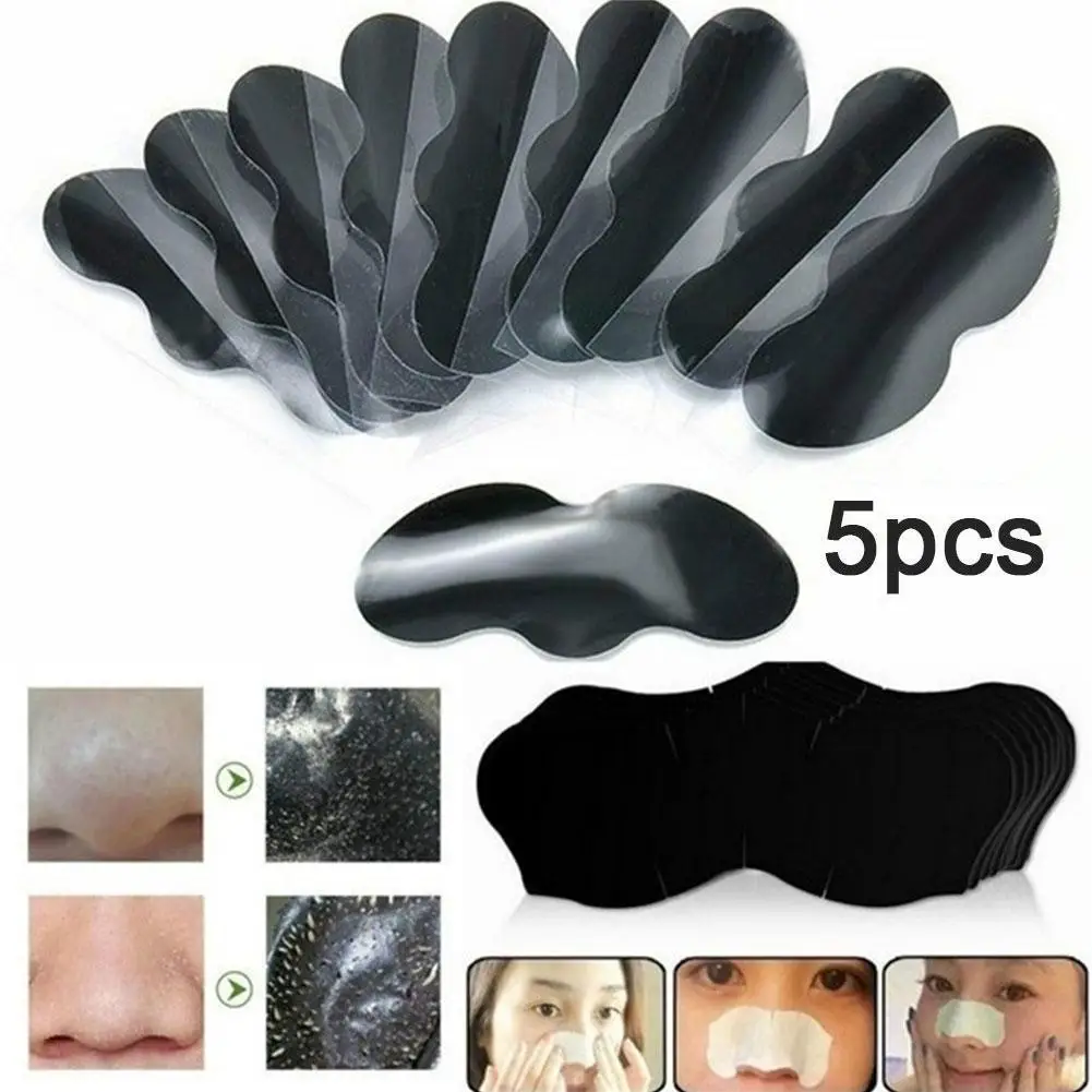 5pcs/lot Blackhead Remover Nasal Patch Deep Cleaning Skin Care Shrink Pores Acne Treatment Nose Mask Black Dot Pores Clean Strip