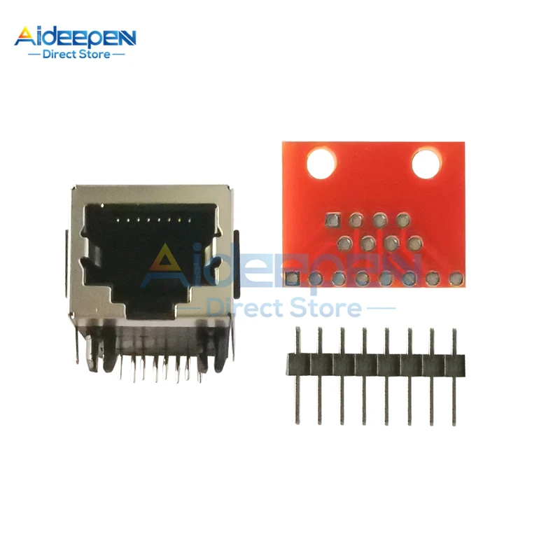 RJ45 Bord Modul Ethernet Kabel Stecker Tragbare Netzwerk Jack