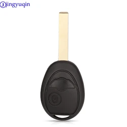 jingyuqin 2B Car Key Case Shell Styling Entry Cover For Bmw Mini Cooper R50 R53 Remote Entry Cover Replacement