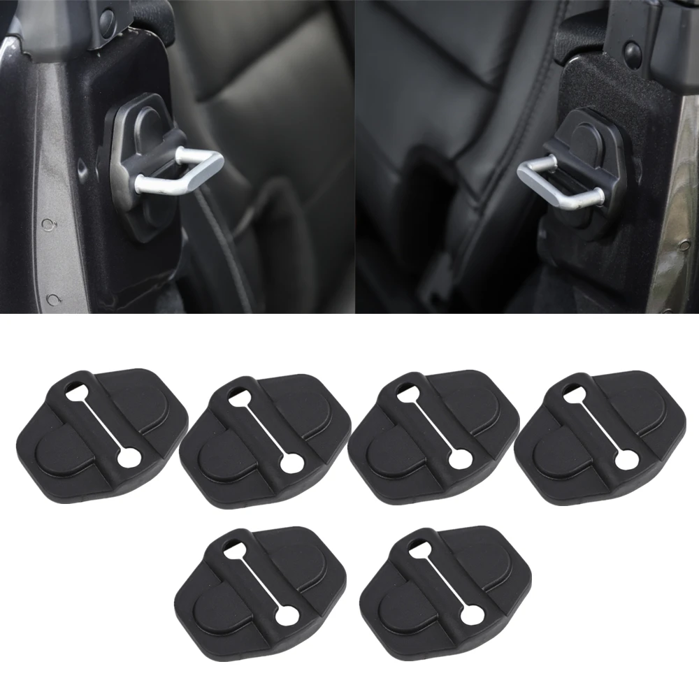 

Car Door Lock Protector Decoration Cover Trim for Jeep Wrangler JL Gladiator JT 2-4 Doors 2018-2023 Auto Interior Accessories