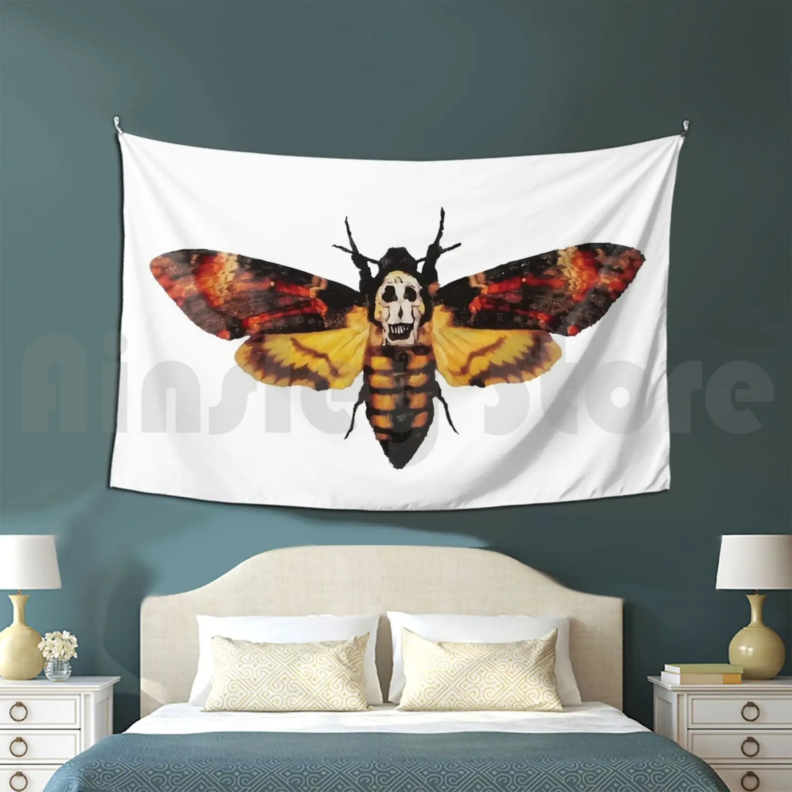 Silence Of The Lambs Customized Tapestry Silence Of The Lambs Serial Killer Horror Classic American Film