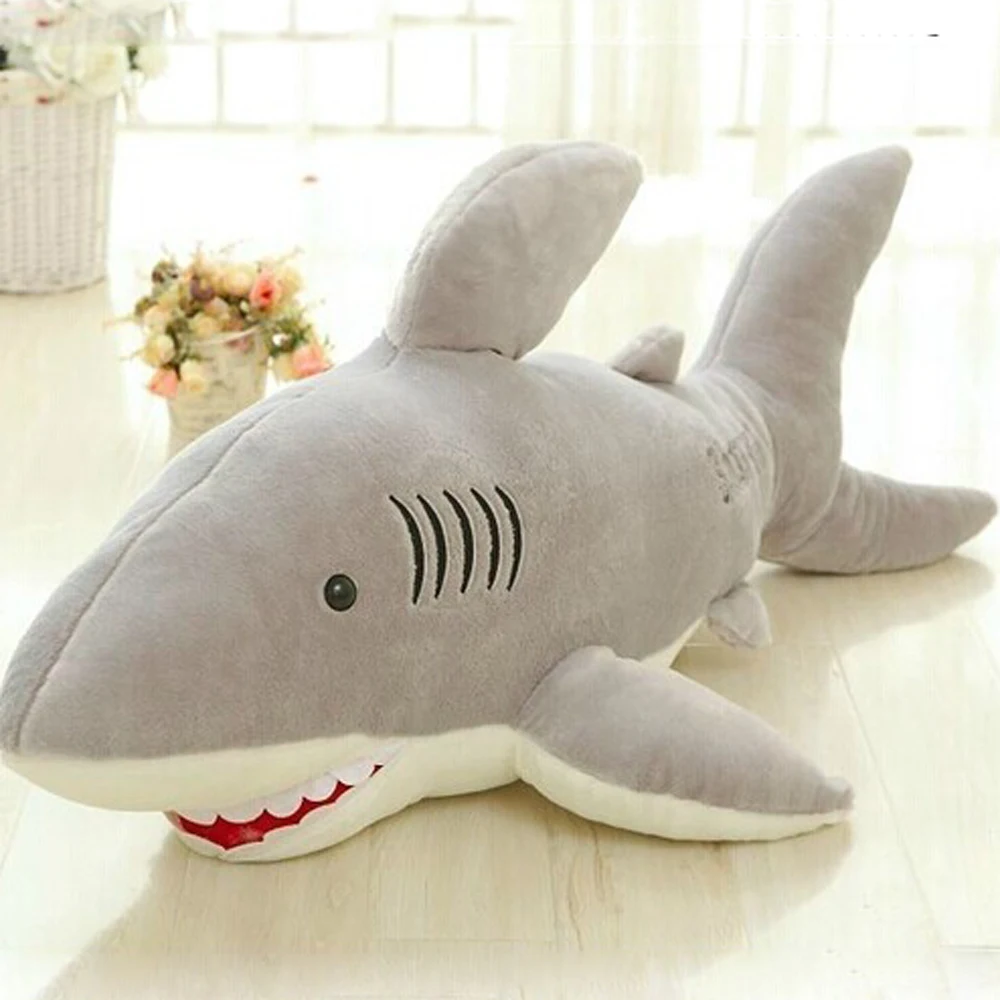 King Shark Jaws Marine Animals Children Stuffed Plush Toy Birthday Gift