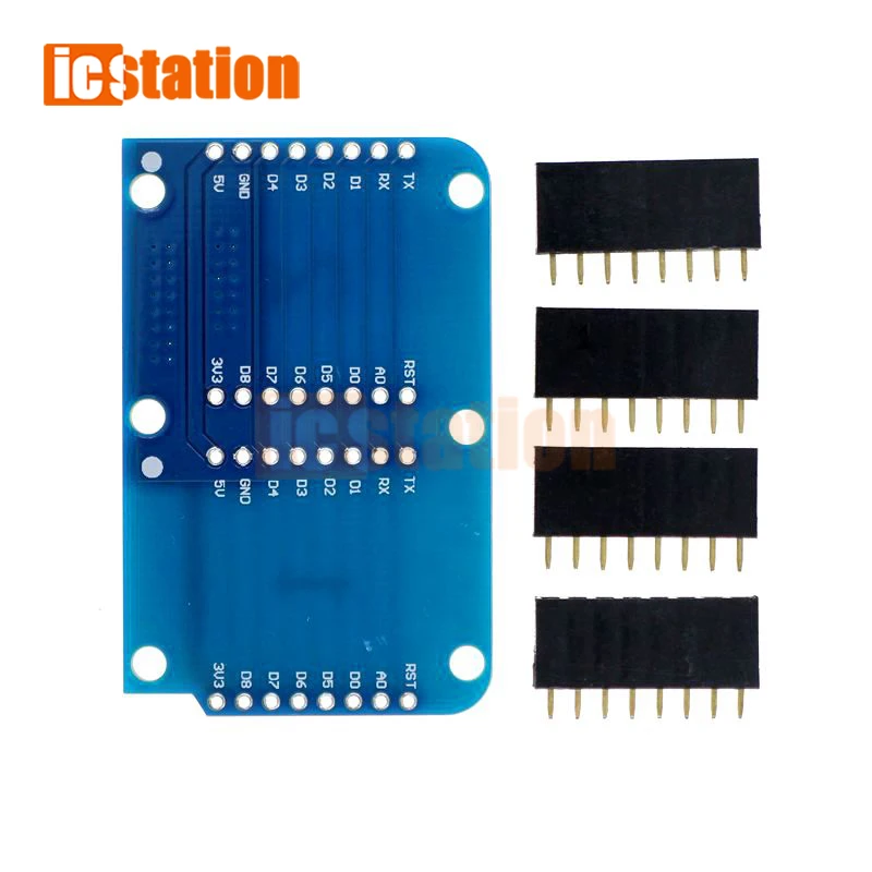 Dual Base Uitbreidingskaart Voor Wemos D1 Mini Nodemcu ESP8266