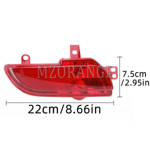 Rear shock absorber light for peugeot 206 plus 207 hatchback sedan tail brake signal fog light bulb accessories without lamp 12 Main Sales Led Lad Lantern Peugeot 206 - №10