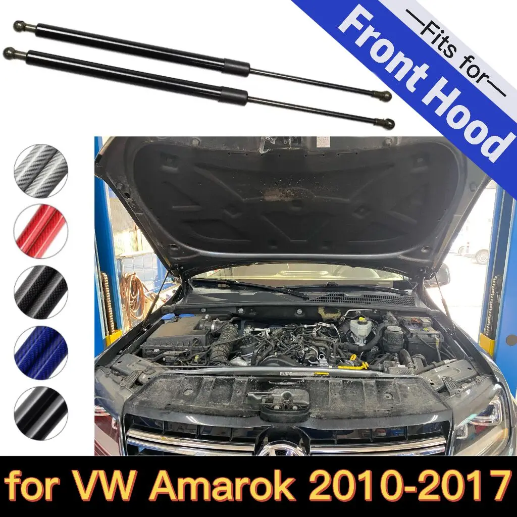 Hood Dampers for VW Volkswagen Amarok 2010-2017 Front Bonnet Modify Gas Struts Lift Supports Accessories Shock Absorber Prop Rod