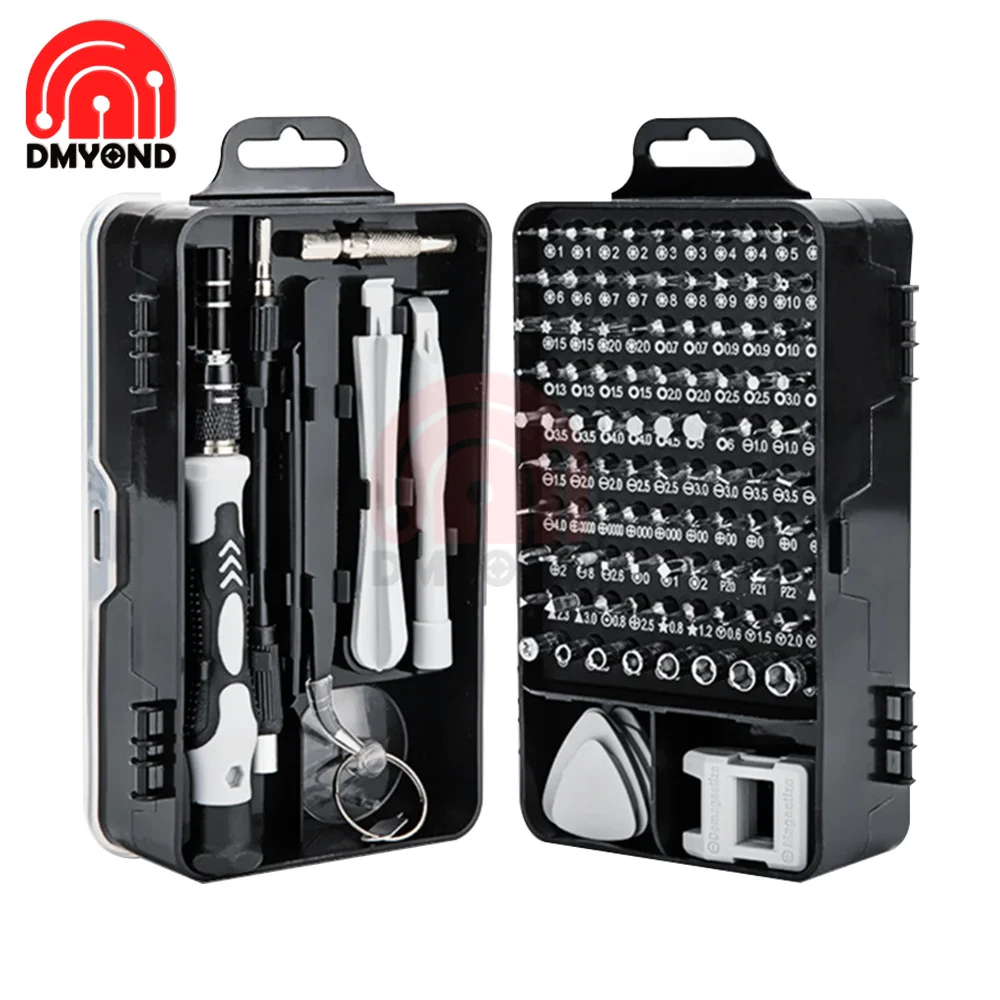 Computer Repair Kit,122 in 1 Magnetic Laptop Screwdriver Kit, Precision Screwdriver Set, Small Impact Screw Driver Set with Case