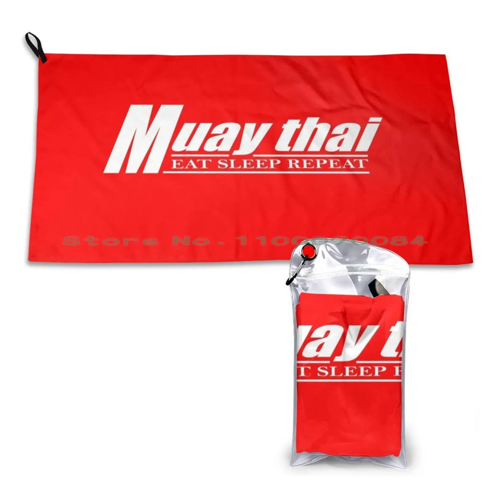 Eat Sleep Muay Thai Repeat T Shirt. Quick Dry Towel Gym Sports Bath Portable Eat Sleep Muay Thai Repeat Eat Sleep Repeat Sports