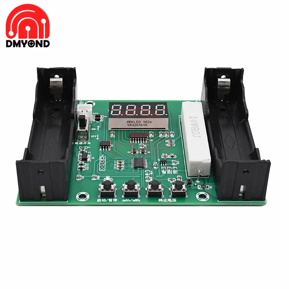 Imagem -06 - Verificador de Capacidade da Bateria de Lítio Embutida Bateria 18650 Mah Mwh Digital Monitor de Bateria de Carga Eletrônica dc 5v12v
