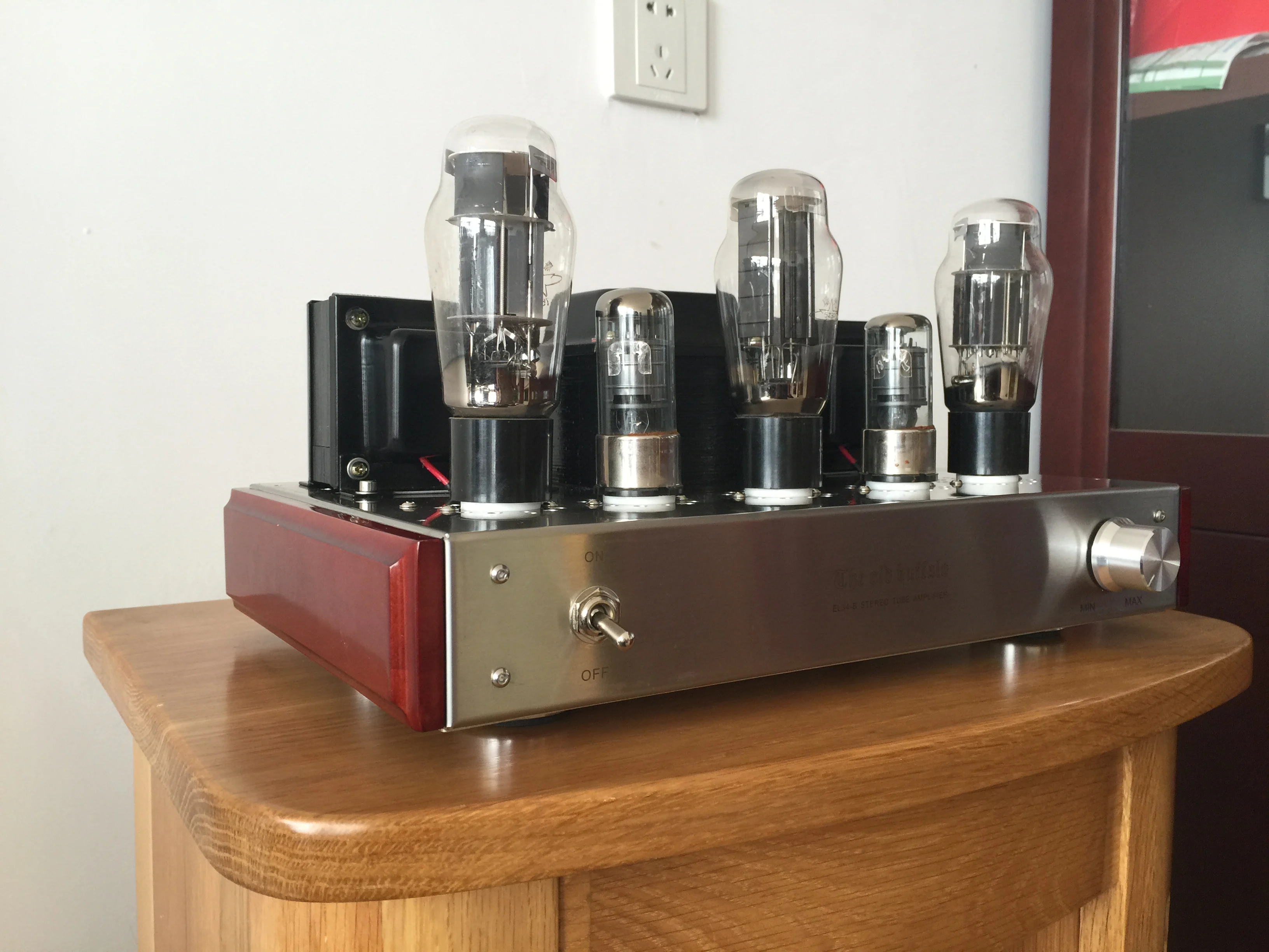 Latest  OldBuffalo 6N5P Triode Tube Amplifier Parallel Connection Signal-Ended 6AS7 6080 Lamp AMP OBF6N5P