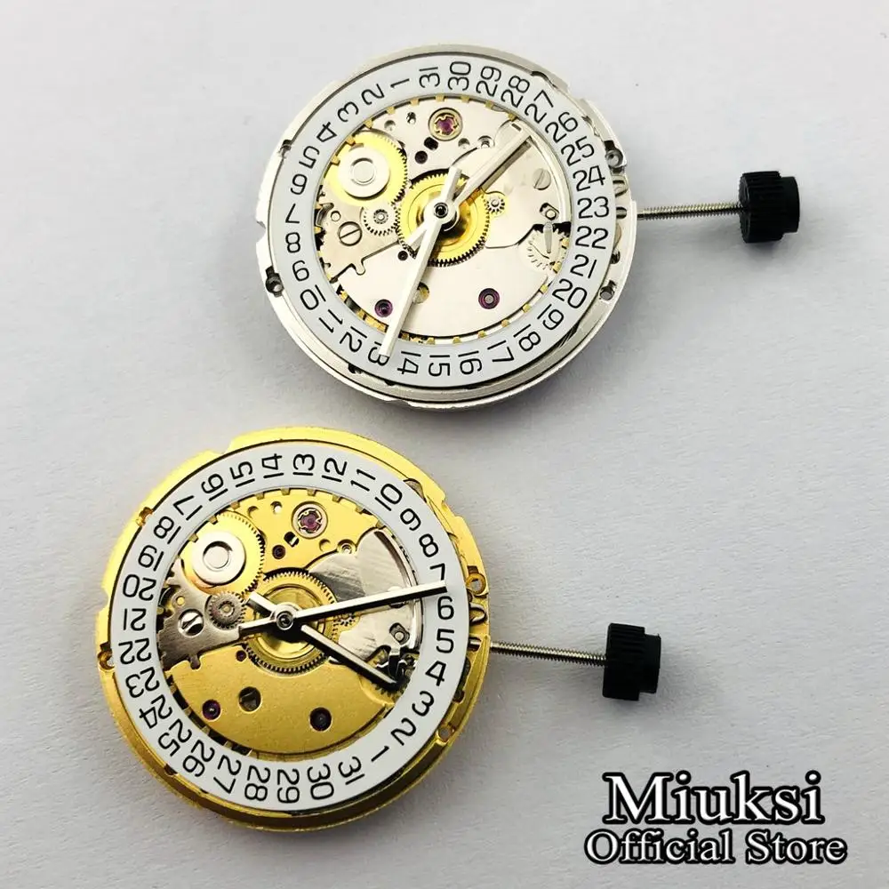 Seagull ST2130 silver/ gold 28 800VPH frequency  automatic movement replacement for 2824-2 mechanical wristwatch clock movement