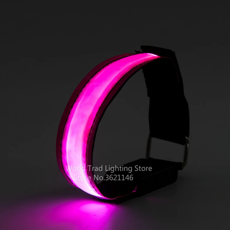 LED Luminous Arm guard Armband Strap Safety Belt Light Outdoor Running night cycling Bicycle Novelty Lighting Safety Warn lamp