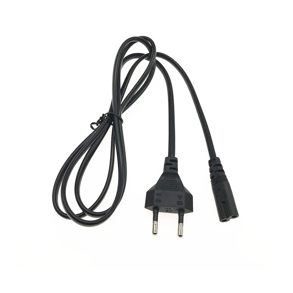 2 Pin Prong EU Cable Power Supply Cord Console Cord C7 Cable Figure 8 Power Cable For Samsung Power Supply XBOX PS4 Laptop