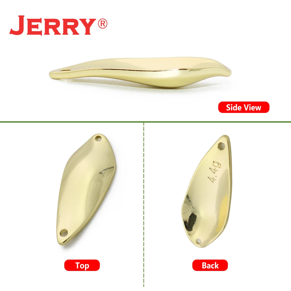 Jerry Ares Cuchara Trucha Giratoria Micro Metal Sin Pintar - imagen 2