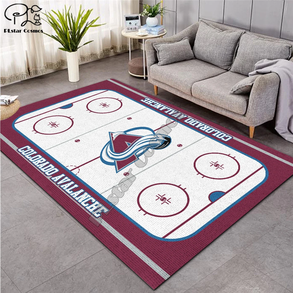 ice hockey carpet Anti-Skid Area Floor Mat 3D Rug Non-slip Mat Dining Room Living Room Soft Bedroom Mat Carpet style-03