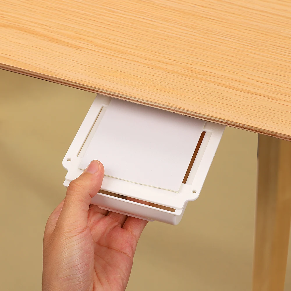 Creative Desk Hidden Drawer-Type Pencil Storage Case High Capacity Desktop Sundries Stationery Storage Box Simple Practical